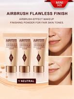 Charlotte Tilbury Airbrush Flawless makiažo pagrindas 1 Neutral 5ml*3 - 24 val. pilna danga mini 1 NEUTRAL*3