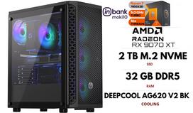 Stacionarus kompiuteris | RYZEN 7 7800X3D, DDR5 32GB 6000MHz, NVME M.2 SSD 2TB, RX 9070 XT