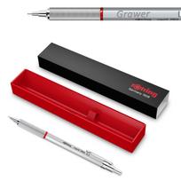 Mechaninis pieštukas „Rapid Pro“ – „Rotring“ – 0,5 mm, sidabrinis 1904255 su graviravimu