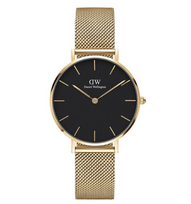 DANIEL WELLINGTON MOTERŲ LAIKRODIS DW00100349 - PETITE EVERGOLD 28mm (zw501c)