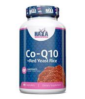 HAYA LABS Co-Q10 + Red Yeast Rice (raudonųjų mielių ryžiai) - 60 kaps.