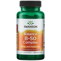 SWANSON Vitaminų B Kompleksas - 100 kaps.