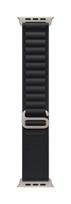 49mm Black Alpine Loop - Large - Natural Titanium Finish