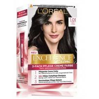 L'oreal Excellence Creme plaukų dažai - 1.01  Jet Black