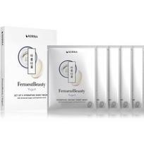 Korika FermentBeauty Yogurt Hydrating Creamy lakštinė veido kaukė - 5 x 23 g.