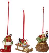 Villeroy & Boch Kalėdų eglutės papuošimai Nostalgic Ornaments dovanos 3 vnt.