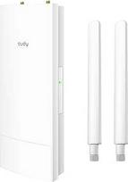 "Cudy" lauko AX3000 didelės galios "WiFi" 6 prieigos taškas, IP65 atsparus oro sąlygoms, išoriniai didelės galios FEM, Gigabit RJ45 prievadai, palaiko 802.3at arba 48~57 V pasyvųjį PoE, apsauga nuo žaibo, MU-MIMO