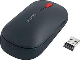 "Leitz SureTrack" belaidė "Bluetooth" pelė, dvipusė pelė nešiojamajam kompiuteriui / kompiuteriui, "Bluetooth" arba 2,4 GHz USB-A Dongle jungtis, "Windows", "Android" ir "Apple", "Cosy" serija, aksominė pilka, 65310089