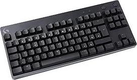"Logitech G PRO TKL" mechaninė žaidimų klaviatūra, "GX-Blue Clicky" jungikliai, LIGHTSYNC RGB dizainas, be skaitmeninės klaviatūros, skirta el. sporto žaidimams, nuimamas mikro USB laidas, prancūziškas AZERTY išdėstymas, juoda