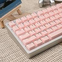 "Mintcaps" klavišų dangteliai - 123 klavišų krištolo rausvos spalvos permatomi pasirinktiniai klaviatūros klavišų dangteliai OEM profilio mielieji klavišų dangteliai 60/65/75/100 "Cherry Gateron Mx Mechanical