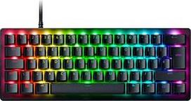 "Razer Huntsman V3 Pro Mini" - 60 % analoginė optinė sportinė klaviatūra, "Snap Tap" ir "Fast Trigger" režimas (greitas įmontuotas reguliavimas, daugiafunkcinis ratukas ir specialūs valdymo mygtukai), JK išdėstymas