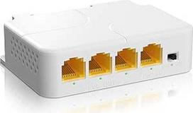 1 in 3 Out Gigabit PoE Extender, NICGIGA 3 prievadų PoE kartotuvas 100 metrų (328 pėdų), IEEE 802.3af/at maitinimo per Ethernet PoE daliklis, skirtas 3 PoE įrenginiams, pvz., IP kameroms, IP telefonui, belaidžiam prieigos taškui
