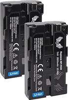 2 x SK akumuliatorius "Sony NP-F550" | 3500 mAh - LG elementai - Akumuliatorius NP-F750 NP-F770 NP-F770 NP-F960 NP-F970 NP-F970 NP-F980 // Blykstės Vaizdo lempos Lauko monitoriai