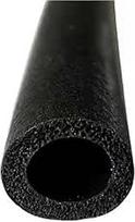 4 m ilgio EPDM putų žarna, neopreno plastikas, NBR putų vamzdis, juodas, minkštas, apvalus, šilumos vamzdžio vamzdis, išlaiko žarną šiltą (18 mm * 38 mm)