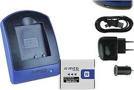 Akumuliatorius ir įkroviklis / pagrindinis ir automobilinis bei USB NP-BN1, skirtas "Sony Cyber-shot TX... W... WX QX... - žr. sąrašą