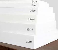 Didelio tankio minkštųjų baldų putos 200 x 50 x 8 cm Keičiamosios putos Reguliuojamo dydžio putos Namų aksesuarai Premium putų paminkštinimas