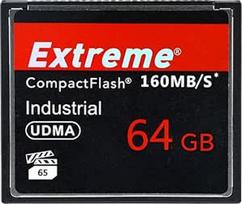 Extreme 64GB Compact Flash atminties kortelė, originali didelės spartos CF kortelė, UDMA greitis, iki 160MB/s, SLR fotoaparatas, 64GB atminties kortelės
