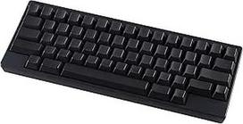 HHKB hibridinė klaviatūra PD-KB800BN, klavišų dangteliai be etikečių, profesionali mechaninė 60 % klaviatūra, "Bluetooth", USB-C (angliai juoda)