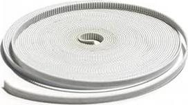 S2m Weißer Zahnriemen aus PU-Polyurethan, 6/10/15 mm Breite, Synchronriemen, offene Ausführung, for 3D-Drucker(10mm)