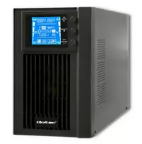 Qoltec Pure Sine Wave | 1 kVA | 800 W | AVR | LCD | Grynas sinusinis bangos