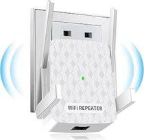 WLAN stiprintuvas, WLAN kartotuvas, 1200Mbps dviejų dažnių 5GHz + 2,4GHz, WiFi stiprintuvas apima iki 200 m², WiFi kartotuvas su Ethernet jungtimi, palaiko WPS, suderinamas su visais WLAN įrenginiais