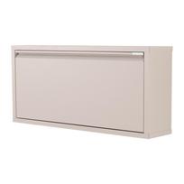 Taupe spalvos iš metalo atlenkiama/pakabinama spintelė batams 75x41x22 cm Billy – Spinder Design