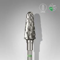 STALEKS kietmetalinė freza su sutrumpintu kūgiu žalia EXPERT, skersmuo 6 mm / darbo dalis 14 mm [FT70G060/14]