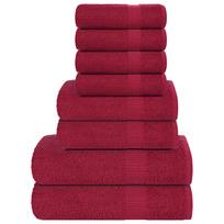 8 dalių rankšluosčių komplektas FROGN bordo spalvos, 360 g/m²