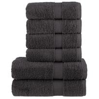 Rankšluosčių rinkinys SOLUND, 6vnt., antracito, 600g/m²