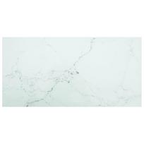 Stalviršis, baltas, 100x50cm, grūdintas stiklas, 6mm