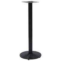 Bistro stalo kojelė Juoda Ø43x107 cm Ketaus