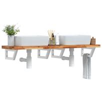 Lentyna praustuvui, plienas ir akacijos medienos masyvas