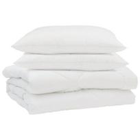 Vasaros antklodė su pagalve 3 pcs Balta Mikropluoštas