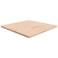 Stalviršis, 80x80x2,5cm, neapdorotas ąžuolo medienos masyvas