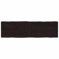 Stalviršis, tamsiai ruda, 140x40x(2-4) cm, medienos masyvas