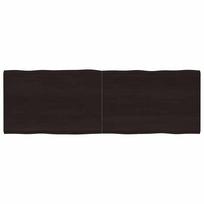 Stalviršis, tamsiai ruda, 180x60x(2-4) cm, medienos masyvas
