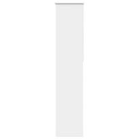 Naktinis roletas baltos spalvos 45x210 cm audinio plotis 40,7cm