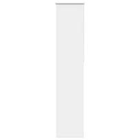 Naktinis roletas baltos spalvos 40x230 cm audinio plotis 35,7cm
