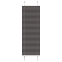 Plisuota žaliuze juoda 40x100 cm audinio plotis 39,4 cm