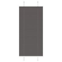 Plisuota žaliuze juoda 65x100 cm audinio plotis 64,4 cm