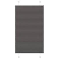 Plisuota žaliuze juoda 80x100 cm audinio plotis 79,4 cm