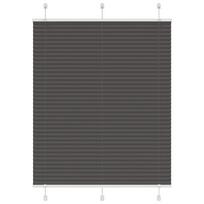 Plisuota žaliuze juoda 110x100 cm audinio plotis 109,4 cm