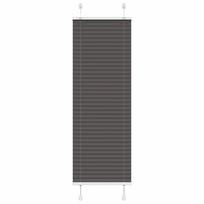 Plisuota žaliuze juoda 50x150 cm audinio plotis 49,4 cm
