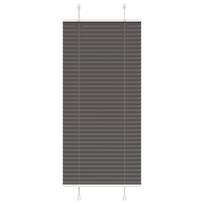 Plisuota žaliuze juoda 65x150 cm audinio plotis 64,4 cm