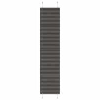 Plisuota žaliuze juoda 40x200 cm audinio plotis 39,4 cm