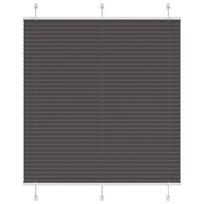 Plisuota žaliuze juoda 115x150 cm audinio plotis 114,4 cm
