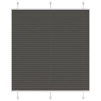 Plisuota žaliuze juoda 120x150 cm audinio plotis 119,4 cm