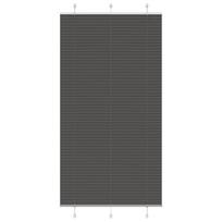 Plisuota žaliuze juoda 105x200 cm audinio plotis 104,4 cm