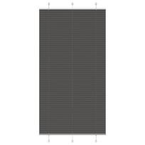 Plisuota žaliuze juoda 110x200 cm audinio plotis 109,4 cm
