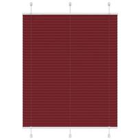 Plisuota žaliuze Bordo raudona 105x150 cm Audinio plotis
